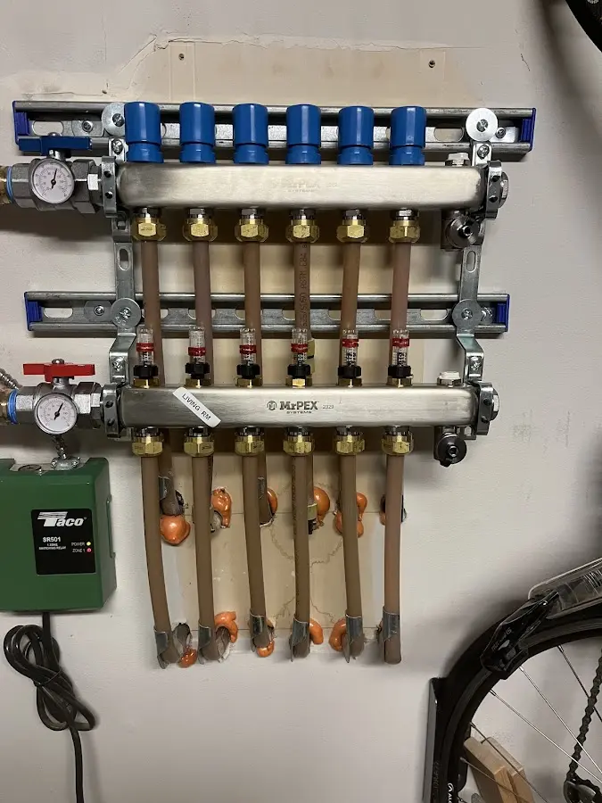 Plumber performing Leak Detection at a residential property in Wilmington